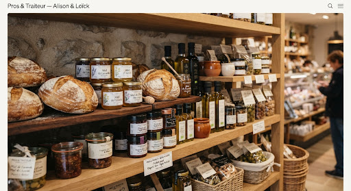 Table de restaurant dressée avec du pain artisanal